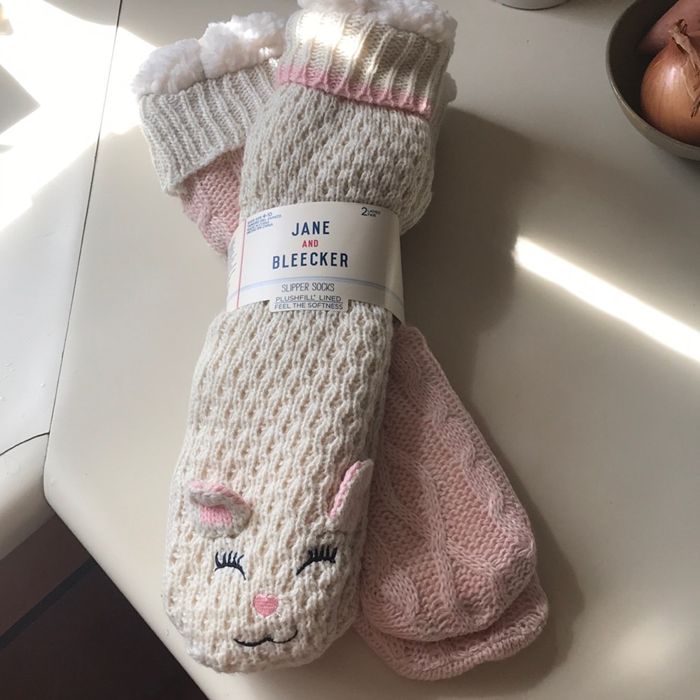 Jane & Bleecker Slipper Socks 2pr